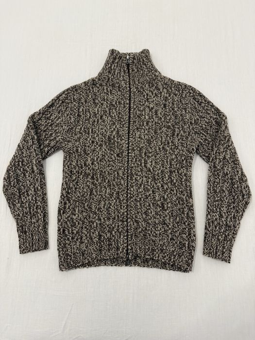 Pulover HUGO BOSS (M barbat) lana fermoar guler gros iarna