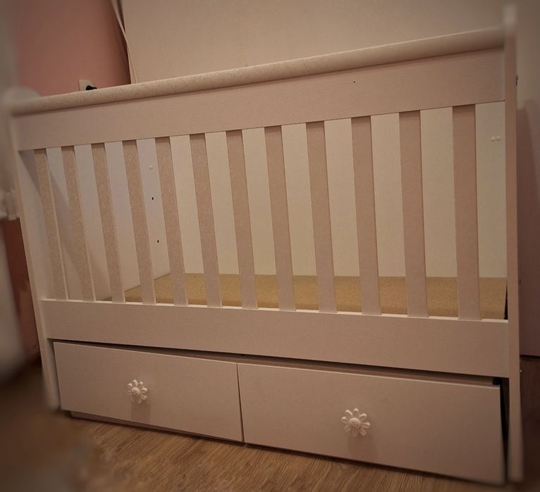 Дървено детско легло  кошара