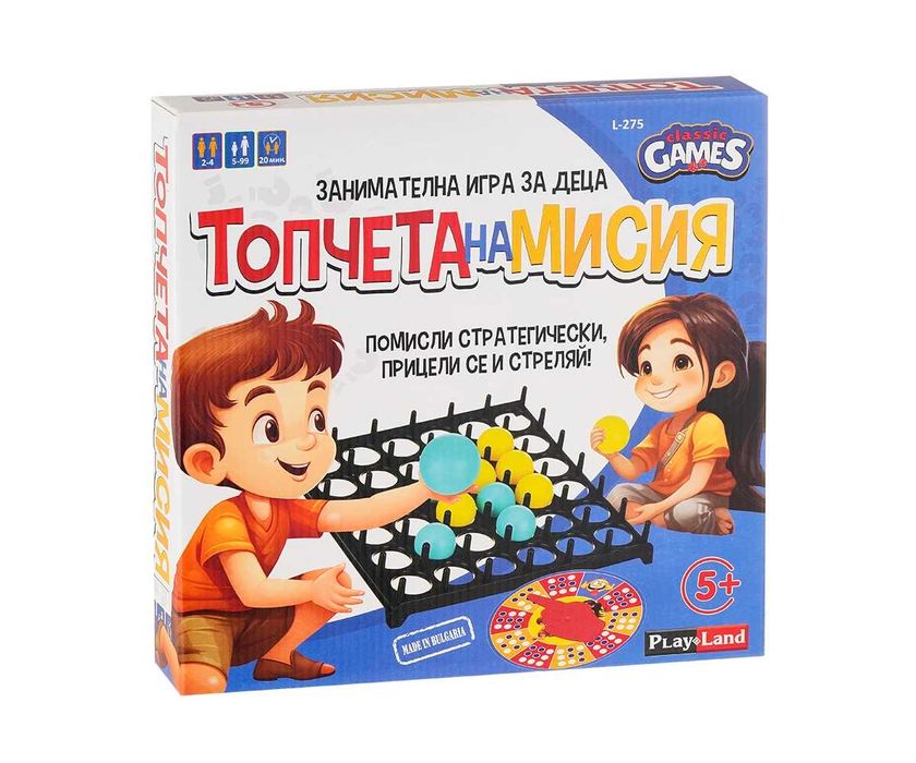 Настолна игра PlayLand - Топчета на мисия