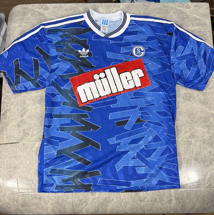 Tricou de Colecție FC Schalke 04 (1992-1994) – Adidas Original, Made in UK