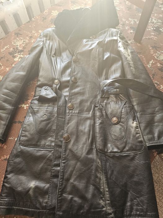 Продам кожаную дублёнку