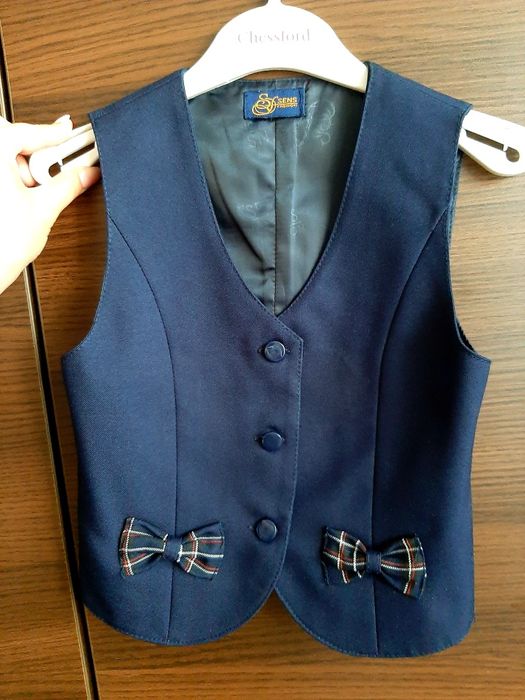 Школьная юбка и жилетка для девочки