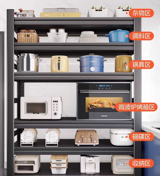 Стеллаж / полки для хранения / кухня / офис / гостиная / Первые руки