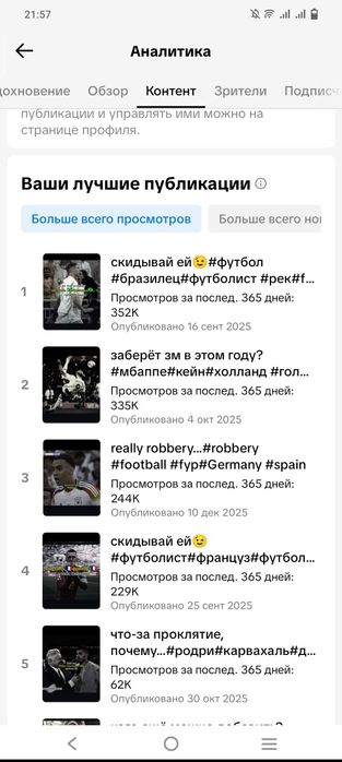 Тик ток аккаунт .