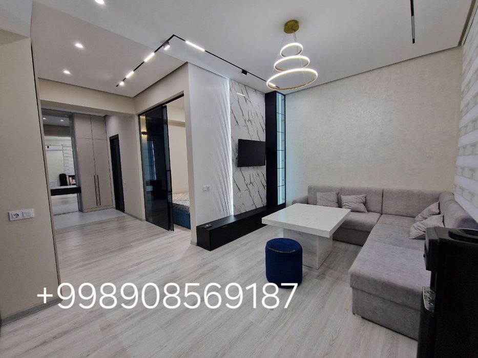 2 хона килинган люкс квартира ижарага берилади! Глав Почтамт.Халк банк