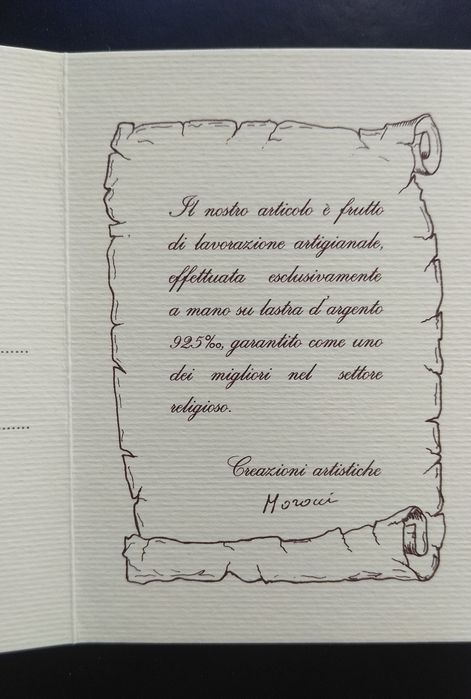 Vand Icoana deosebita cu Iisus din Argint 925 cumparata din Italia