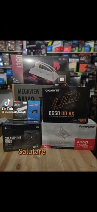 PC GAMING  cu tot cu periferice si un volan logitech