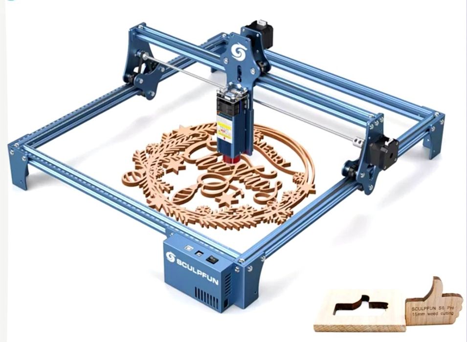 Sculpfun Лазер 90 W за гравиране и рязане