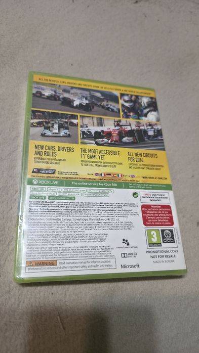 F1 2014  за xbox 360 Неразпечатвана!
