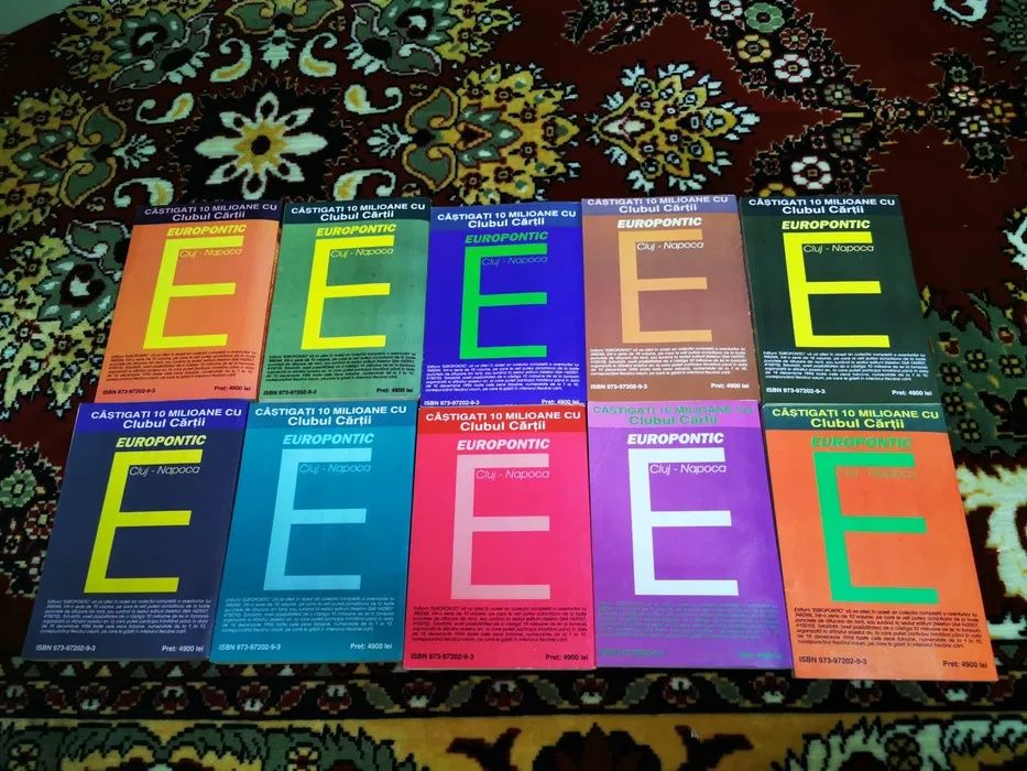 TARZAN colectie COMPLETA set 10 volume Edgar Rice Burroughs Europontic