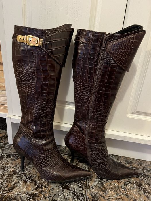 Дамски ботуши, естествена кожа, N 36