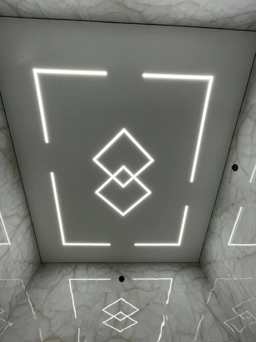 LED натяжной потолок | Әдемі дизайн | Арзан