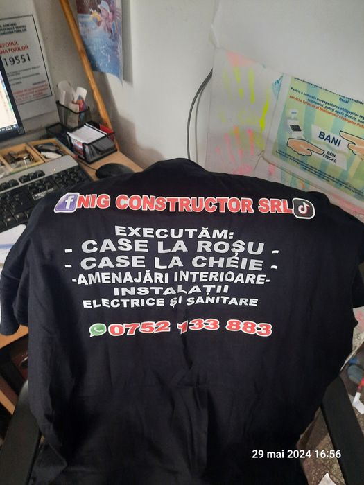 Personalizare  echipamente sportive si de munca, tricouri copii