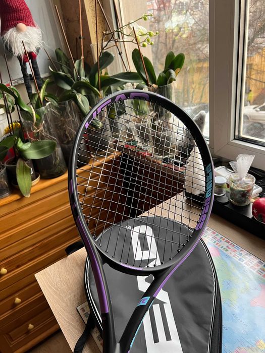 Чисто нова тенис ракета HEAD Challenge Lite,калъф,3 нови топки Artengo