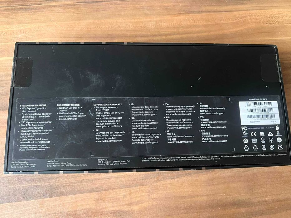 Nvidia RTX3080ti Founders Edition
