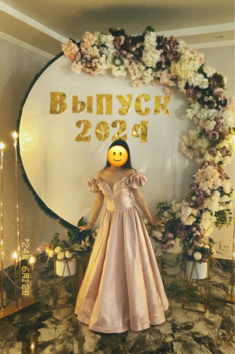 Выпускное платье, б/у,