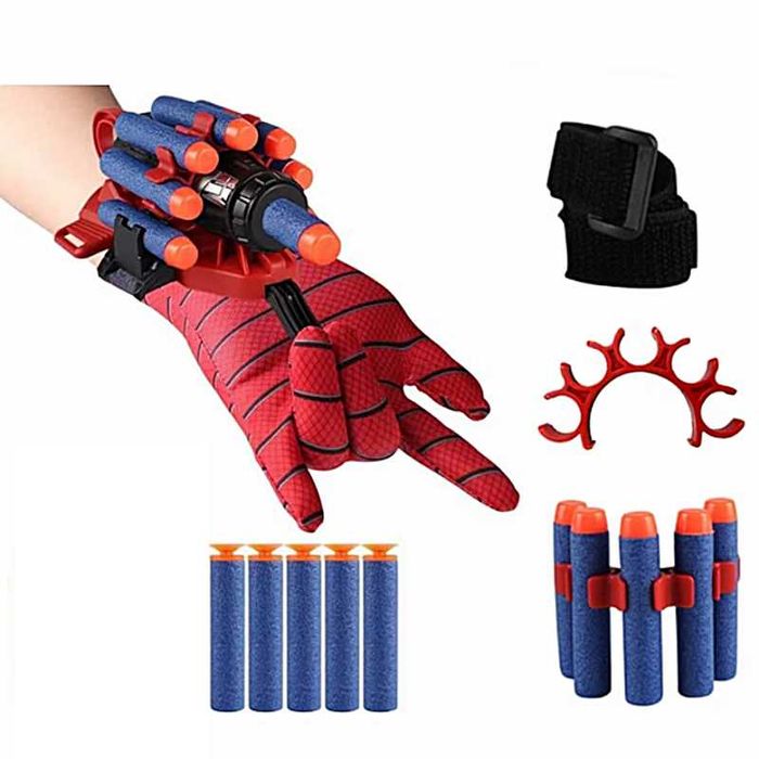 Manusa SpiderMan lansator cu ventuze din burete, Spider-man