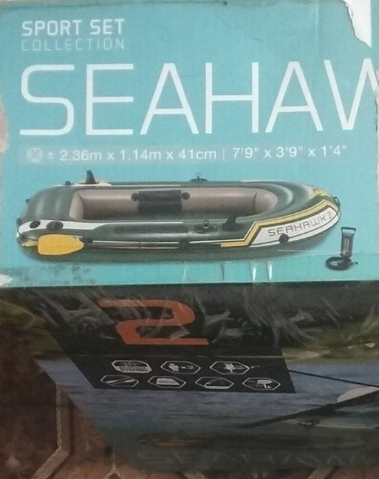 Надувная лодка 2штук ортепедическая резина 2штук