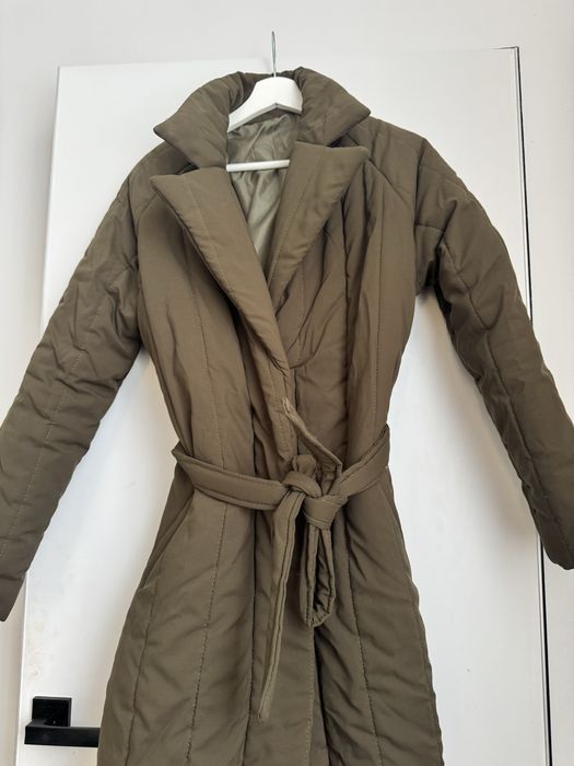 Пуховик длинный теплый