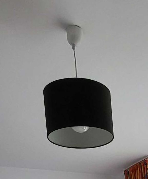 Lustra Ikea, material textil
