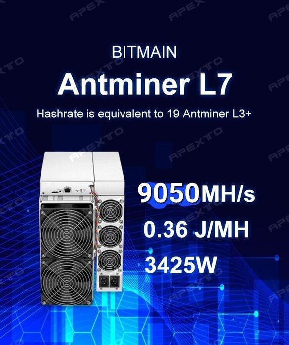 Bitmain Antminer L7 9050mh