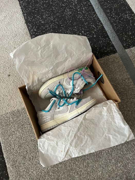 Adidasi dunk off white modelul 36 din 50