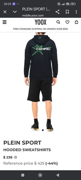 "Plein Sport"-Hoodie sweatshirt