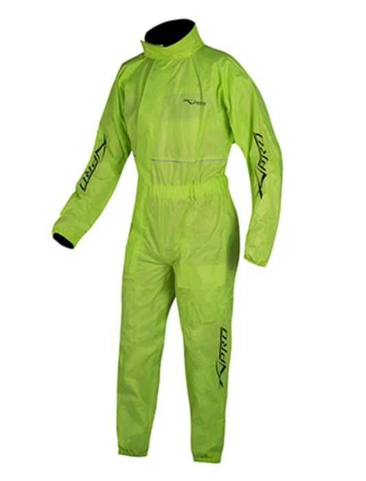 Costum ploaie A-pro Verde fosforescent combinezon moto atv