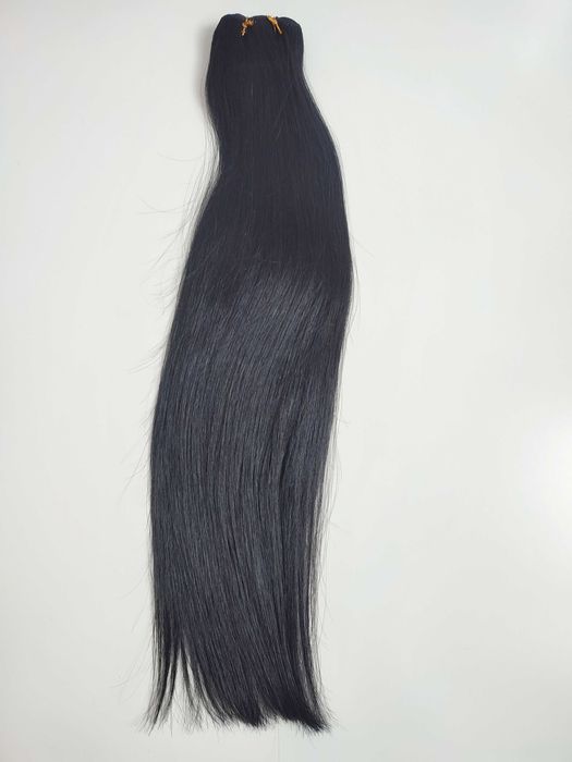 ТОП реми екстеншъни - естествена коса, равномерна плътност, 52/57/62см