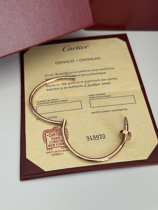 Brățară Cartier Juste un Clou 19 Rose Gold 750 Diamond cu Cutie