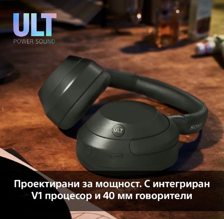 НОВО!!! Безжични слушалки Sony, WH-ULT900N, Bluetooth