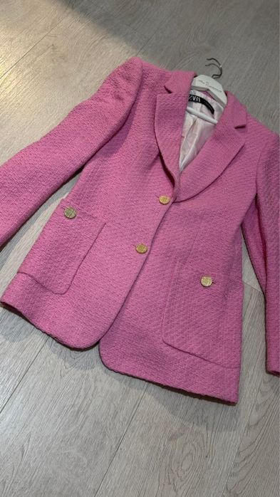 Sacou Zara din tweed