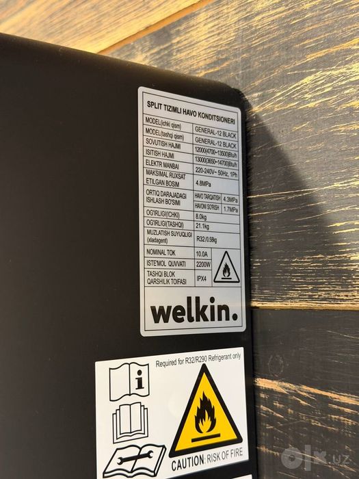 Kandisaner Midea & Welkin General 12 qora rangli dostavka ustanovka