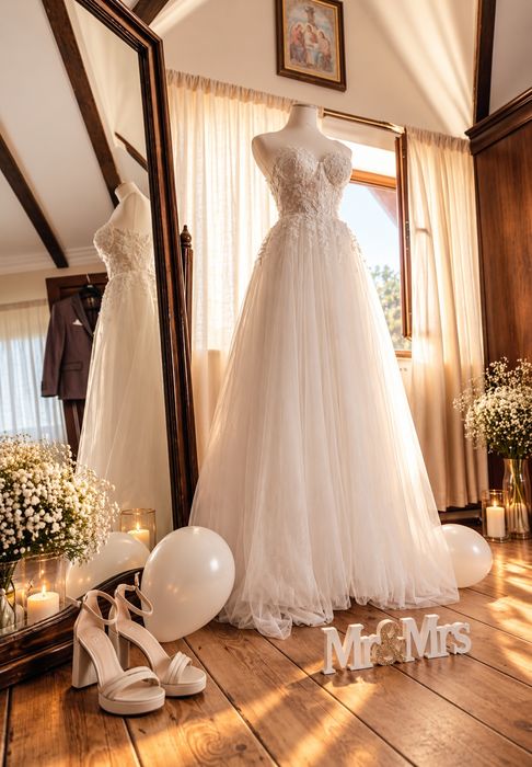 Manechine mireasă, mire și copil – decor evenimente