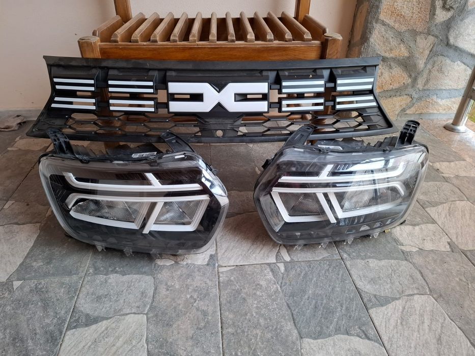 Set, Lampi spate Y, Faruri cu grila Far Dacia Duster Hjd/ Bara fata 20
