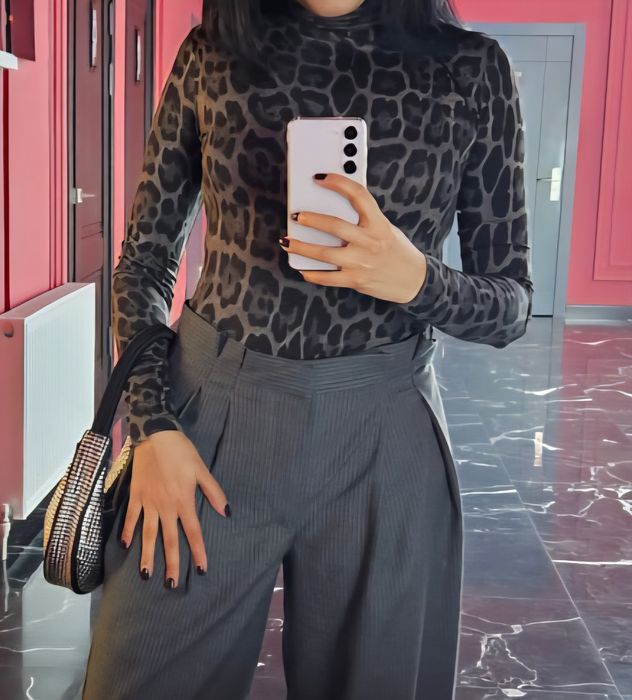 логслив с лео принтом H&M