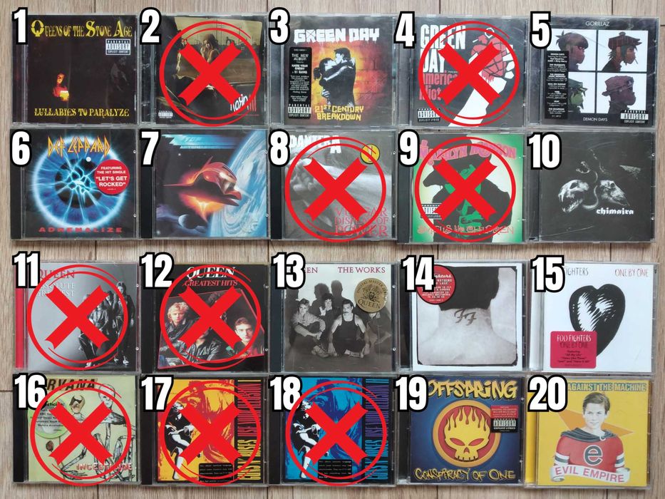 Rock/Punk Metal Music Albums CDs Оригинални Рок Пънк Музикални Дискове