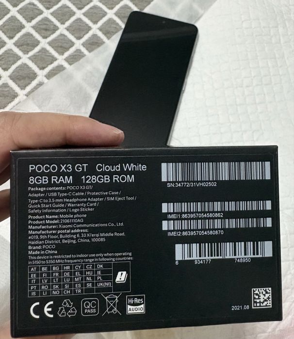 Poco X3 GT Cloud White