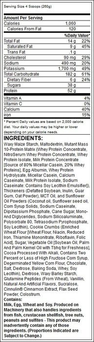 Гейнер Mutant Mass, 2.27 кг, мутант масс