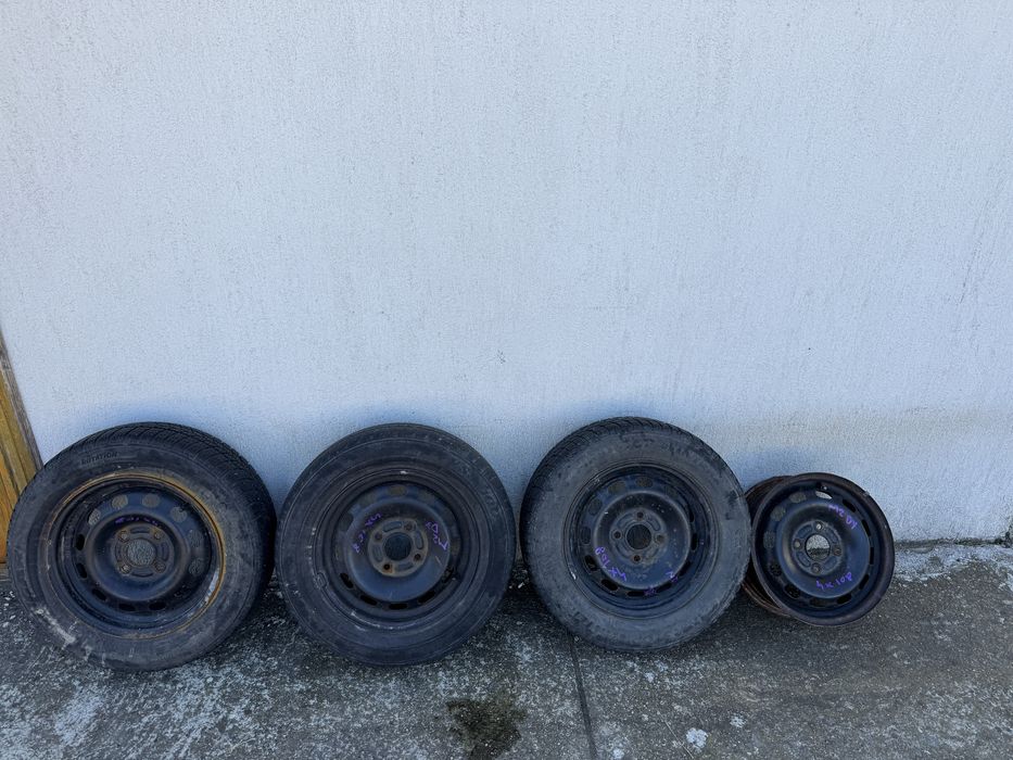 Set 4 jante tabla otel R14 4X108 Mazda 2 DY 2003-2007