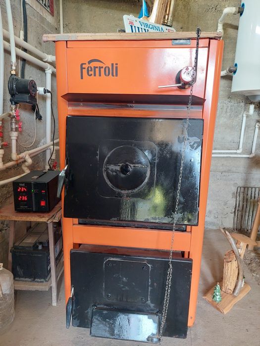 Centrală termică, combustibil solig ( lemne, cărbune) Feroli, 35 kw