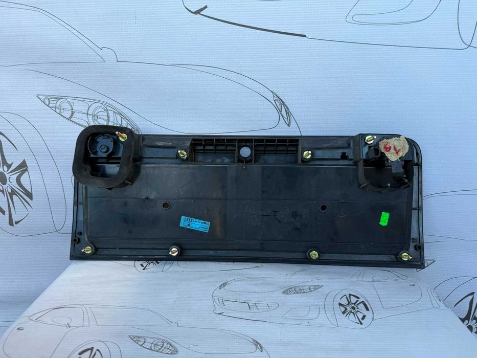Suport Număr Înmatriculare Haion cu Lămpi Ceață Audi A6 C5 Allroad 2002 / 1999-2005 / Cod OEM 4B9945695M (4B2)