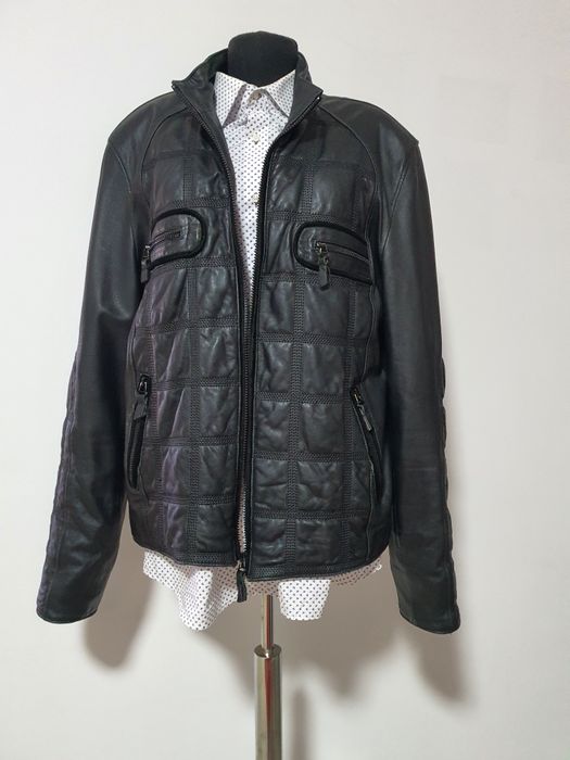 Geaca piele naturala nappa,  model pt tinute casual;