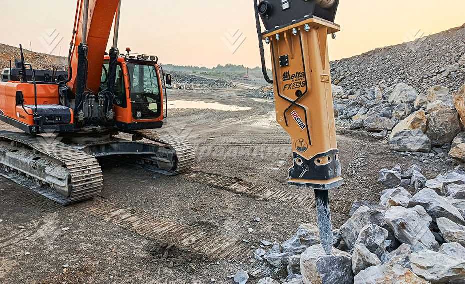 Гидромолот Delta FX-35S на экскаватор
