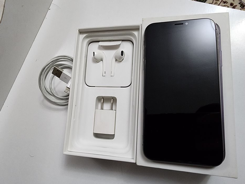 Iphone X LL/A 64ГБ Акк 100% Как Новый Кароба Дк Фулл