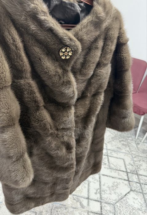 Норковый шуба зимный