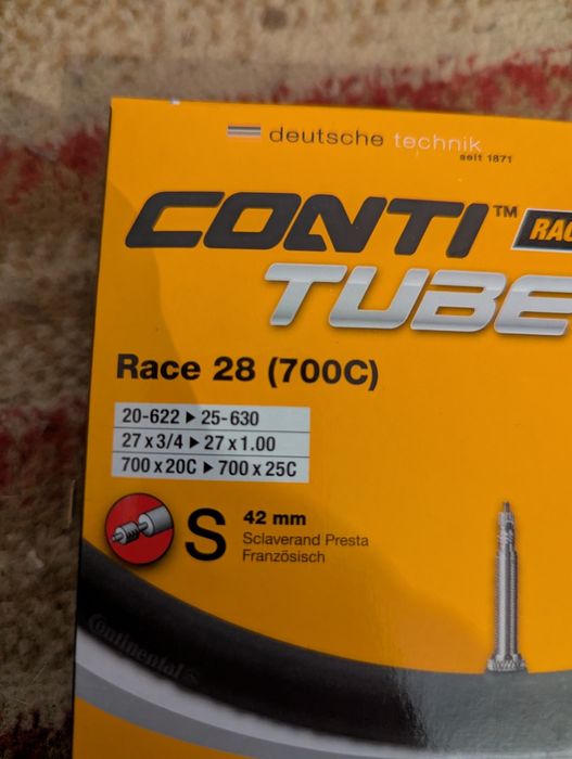 Шоссейные камеры Continental 700×25c