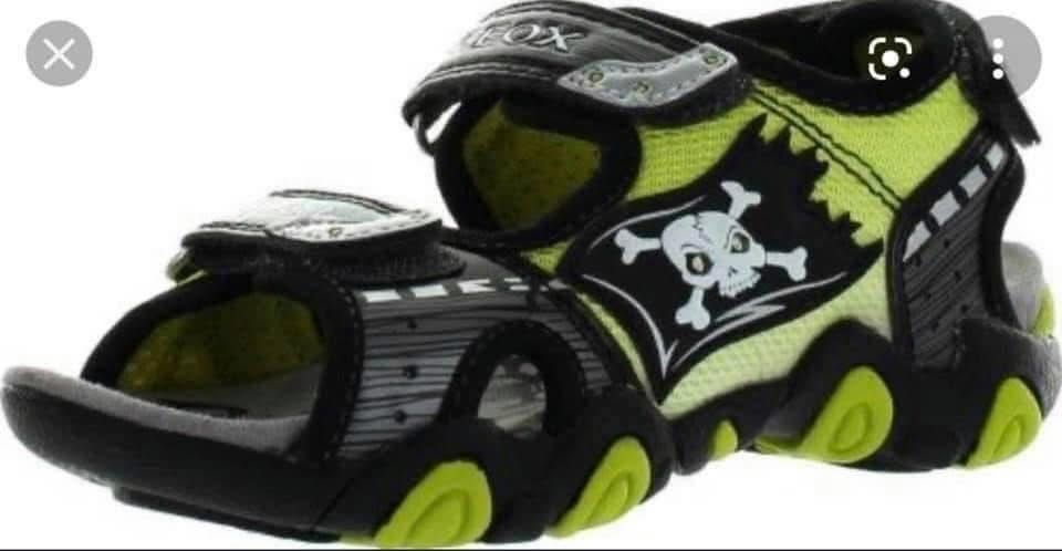 Sandale baiat GEOX-marimea 31,inter20cm,ileduri-lumini,nu CROCS,,Ecco