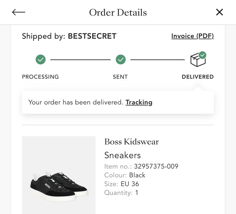 Детски обувки/маратонки Boss