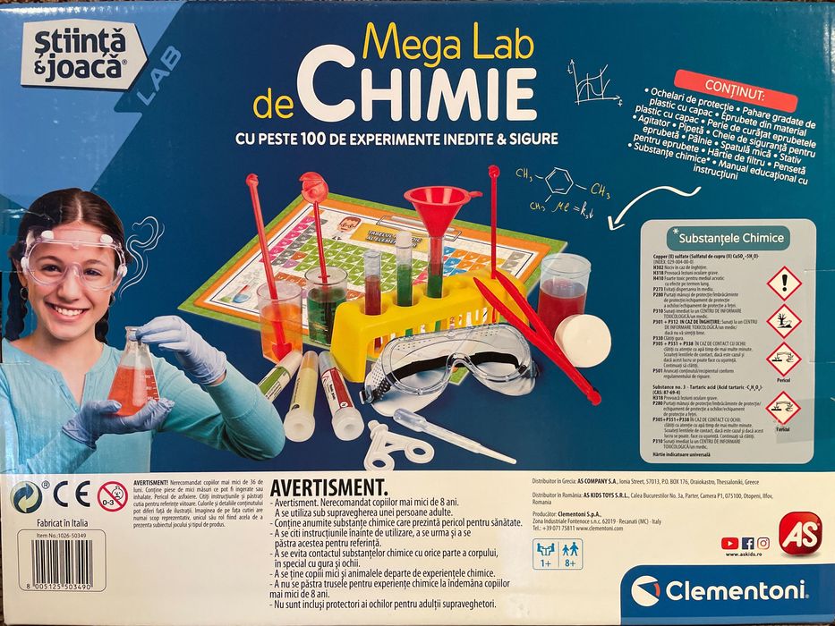 Jucărie educativă - Mega Lab de chimie